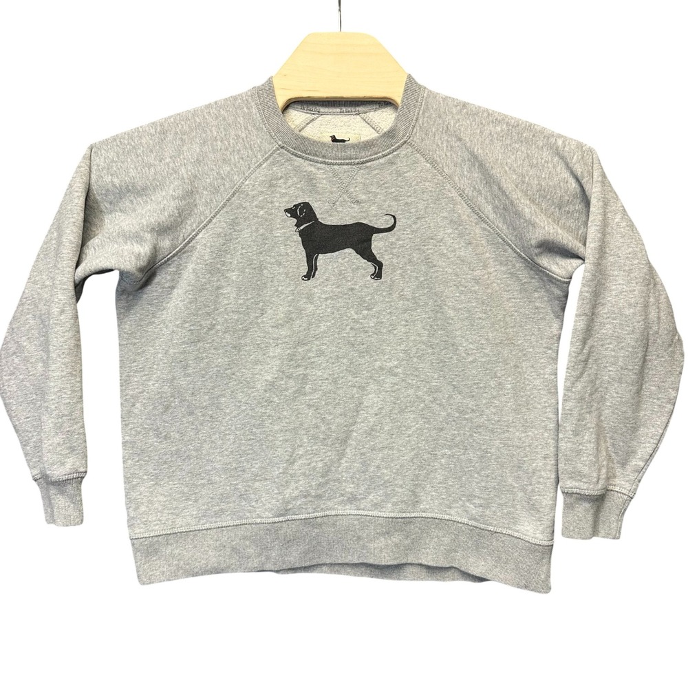 The Black Dog Gray Crewneck Sweatshirt with Black Dog Graphic
